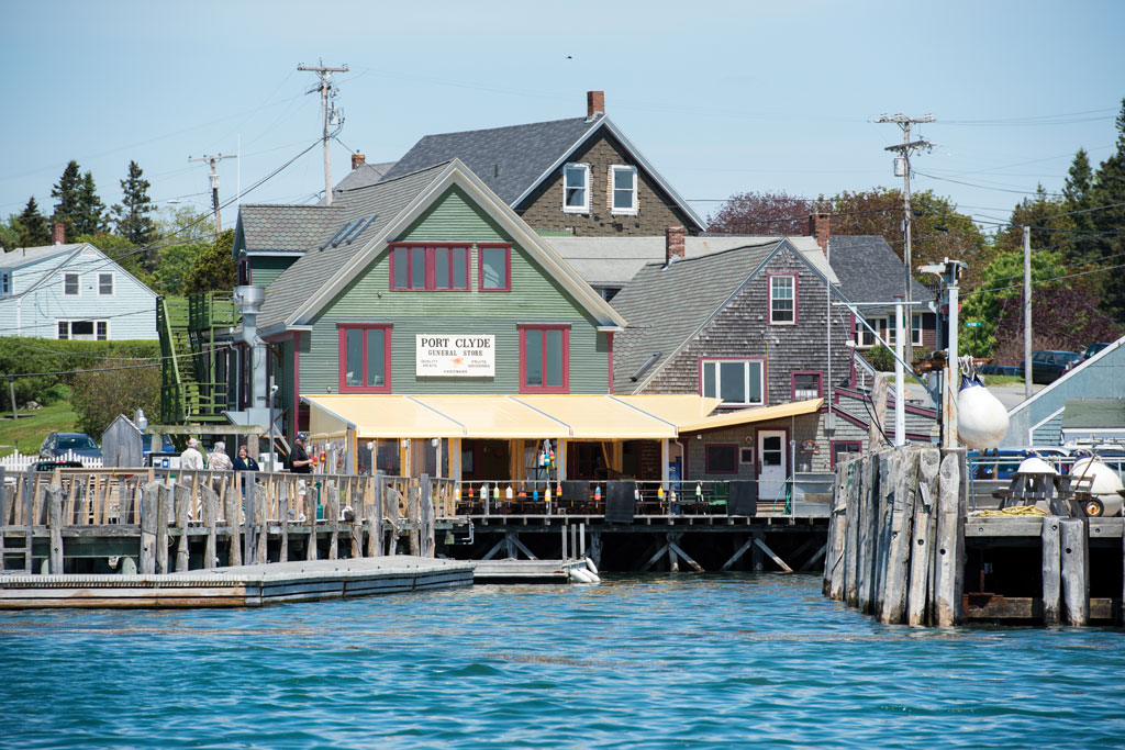 Port Clyde General Store from the water